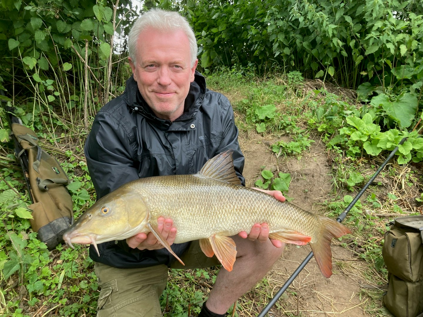 James Sunderland is a keen angler and wants the waterways cleaned up.