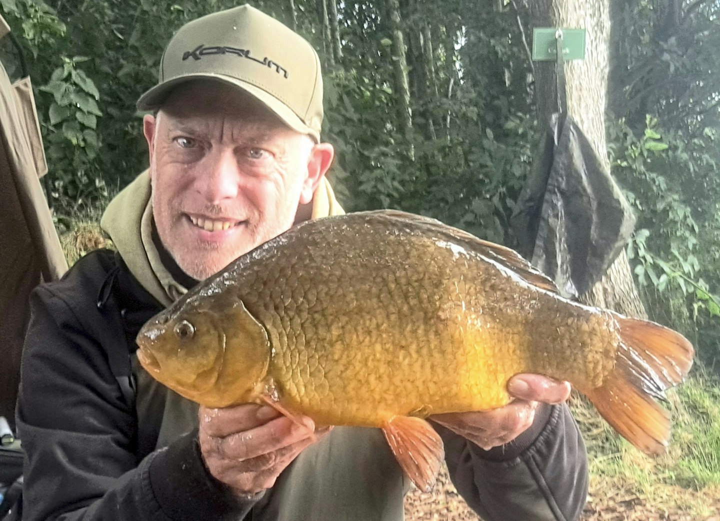 The crucian that topped the lot, a 3lb 11oz fish