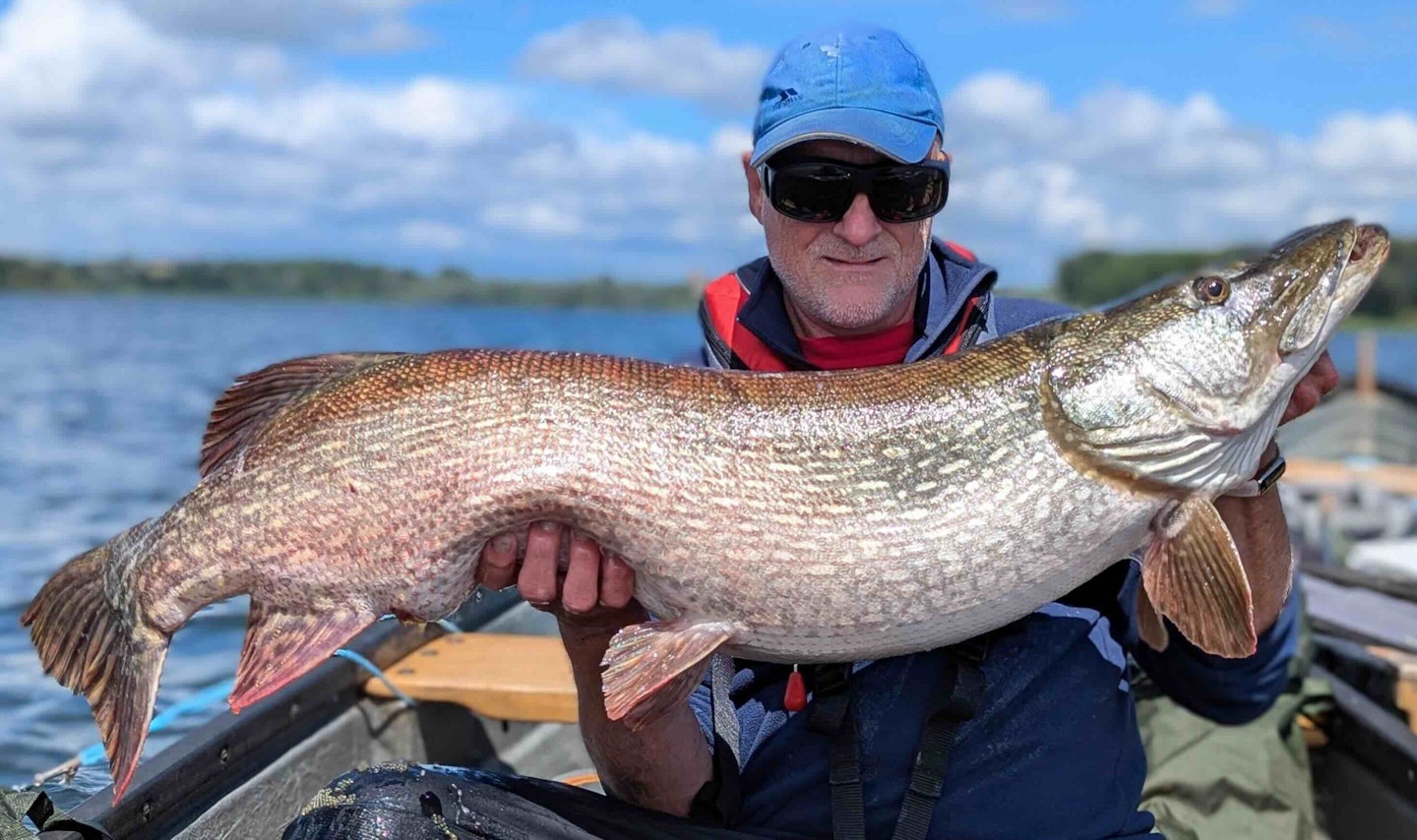 Some truly massive pike can be caught on the fly.