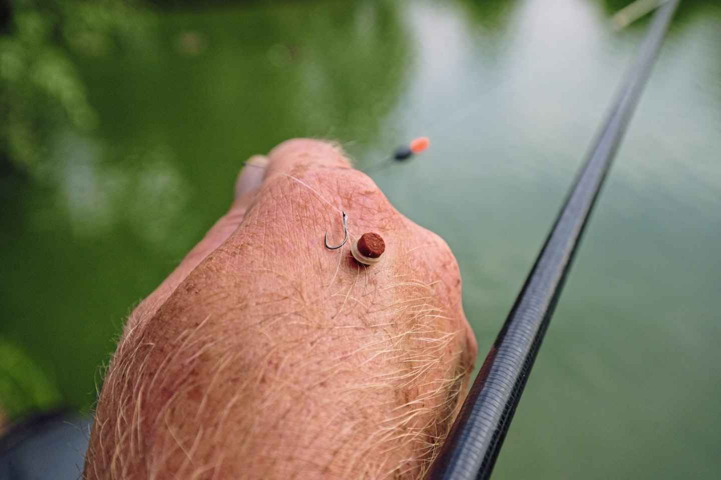 An exposed hook will always lead to a better hook-up rate.