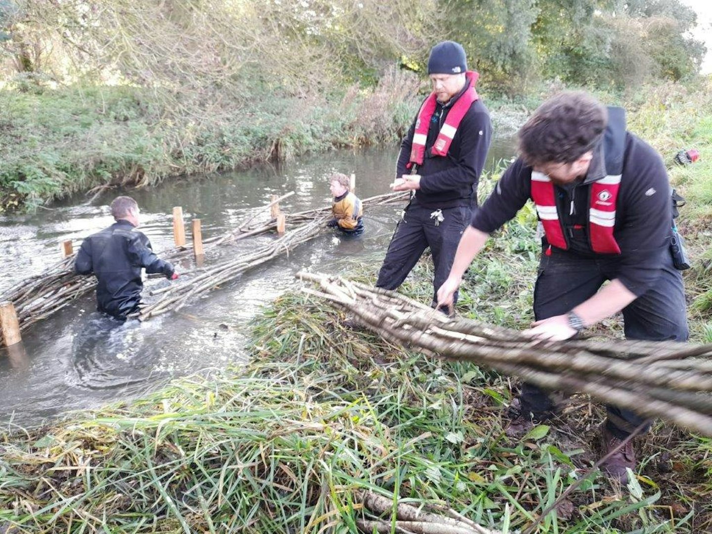 Habitat Improvements at Ferry Meadows Fishery, Gunwade Lake