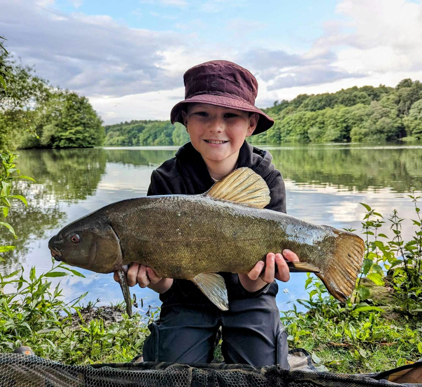 One of the cracking tench Bobby caught recently too.