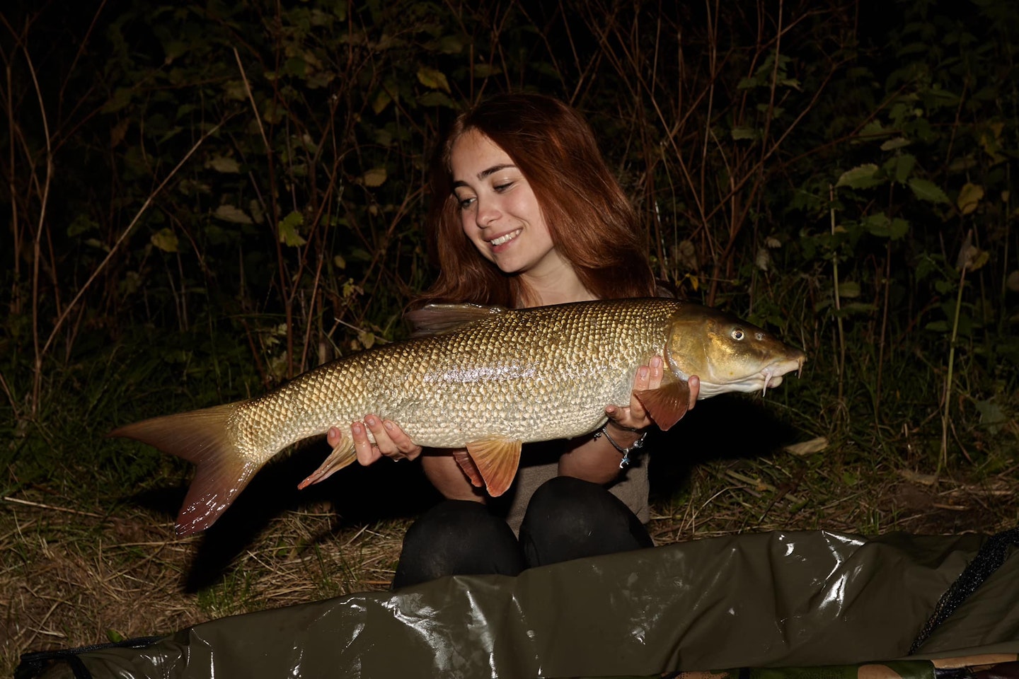 The second species of the session, a lovely barbel