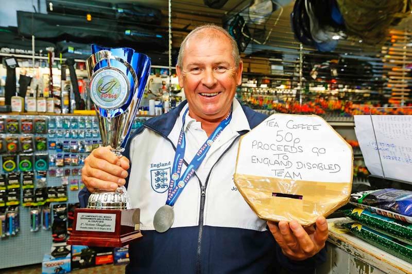 John worked tirelessly to raise money for the team