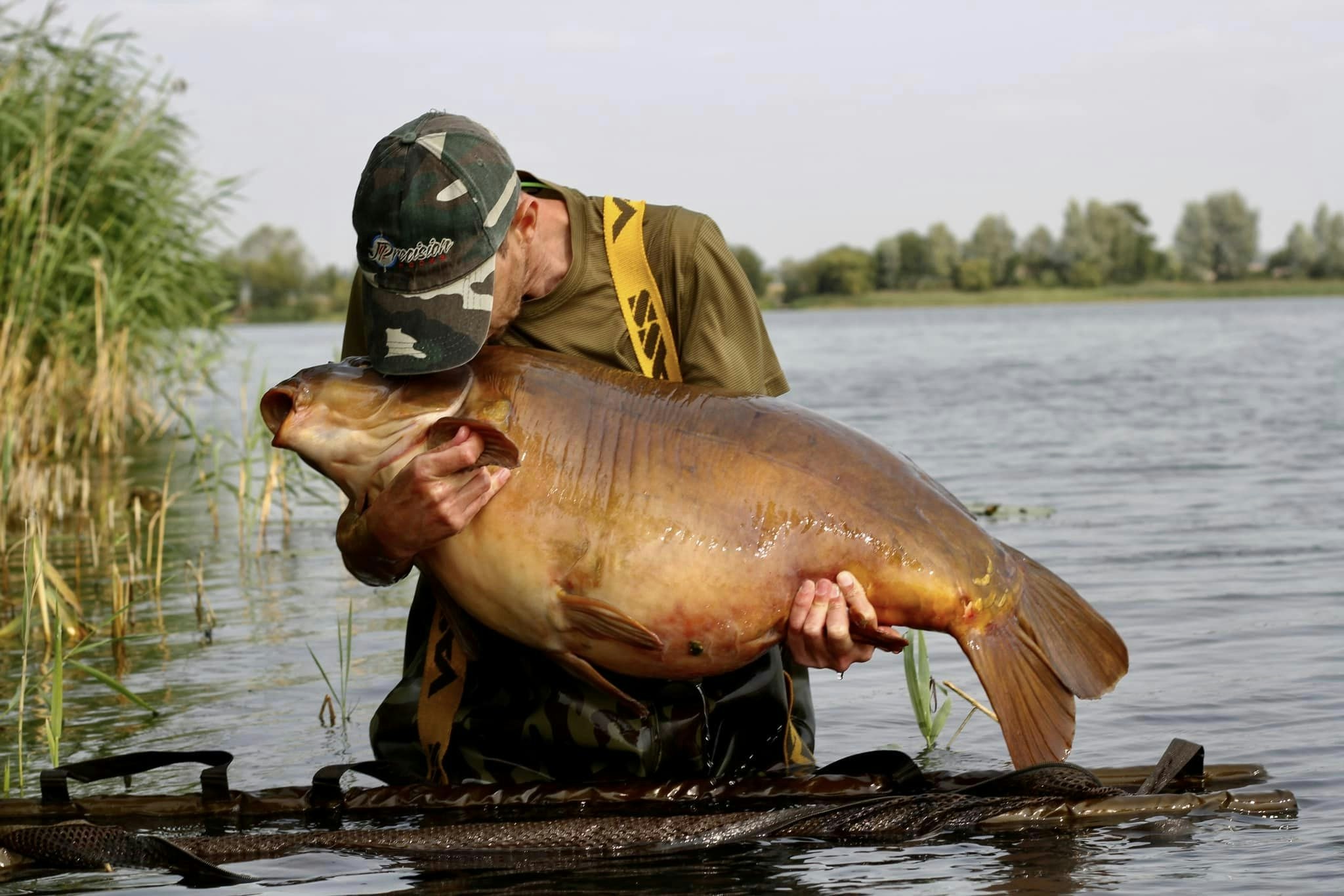 The 47lb carp that Martin had within one hour of casting out