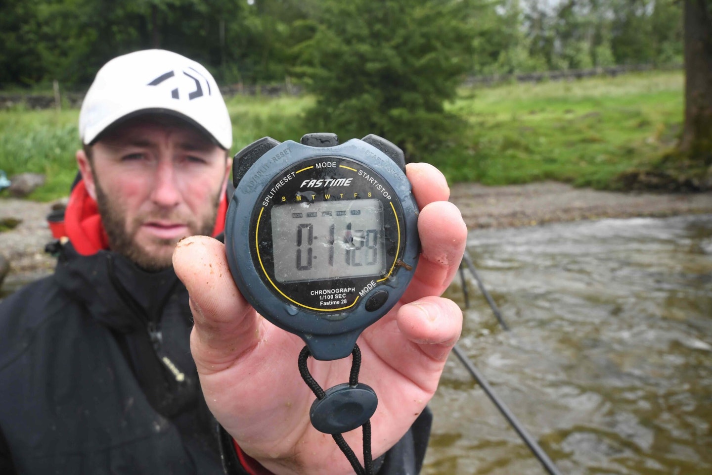 A stopwatch is a feeder anglers best friend
