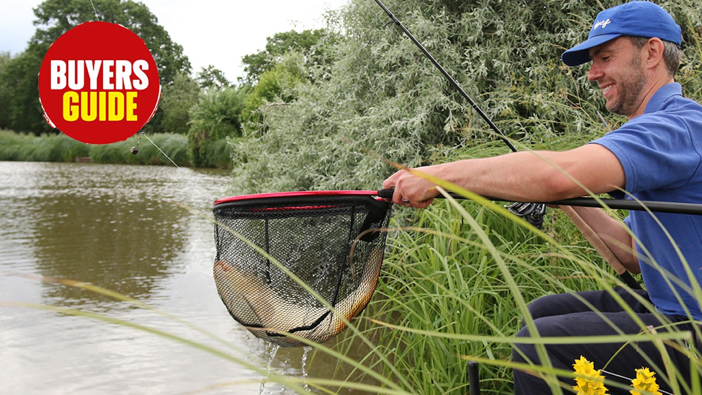 english coarse fishing net Walnut Landing Know the weight of your catch McLeans super sturdy saltwater landing net The Black Pearl Landing Net