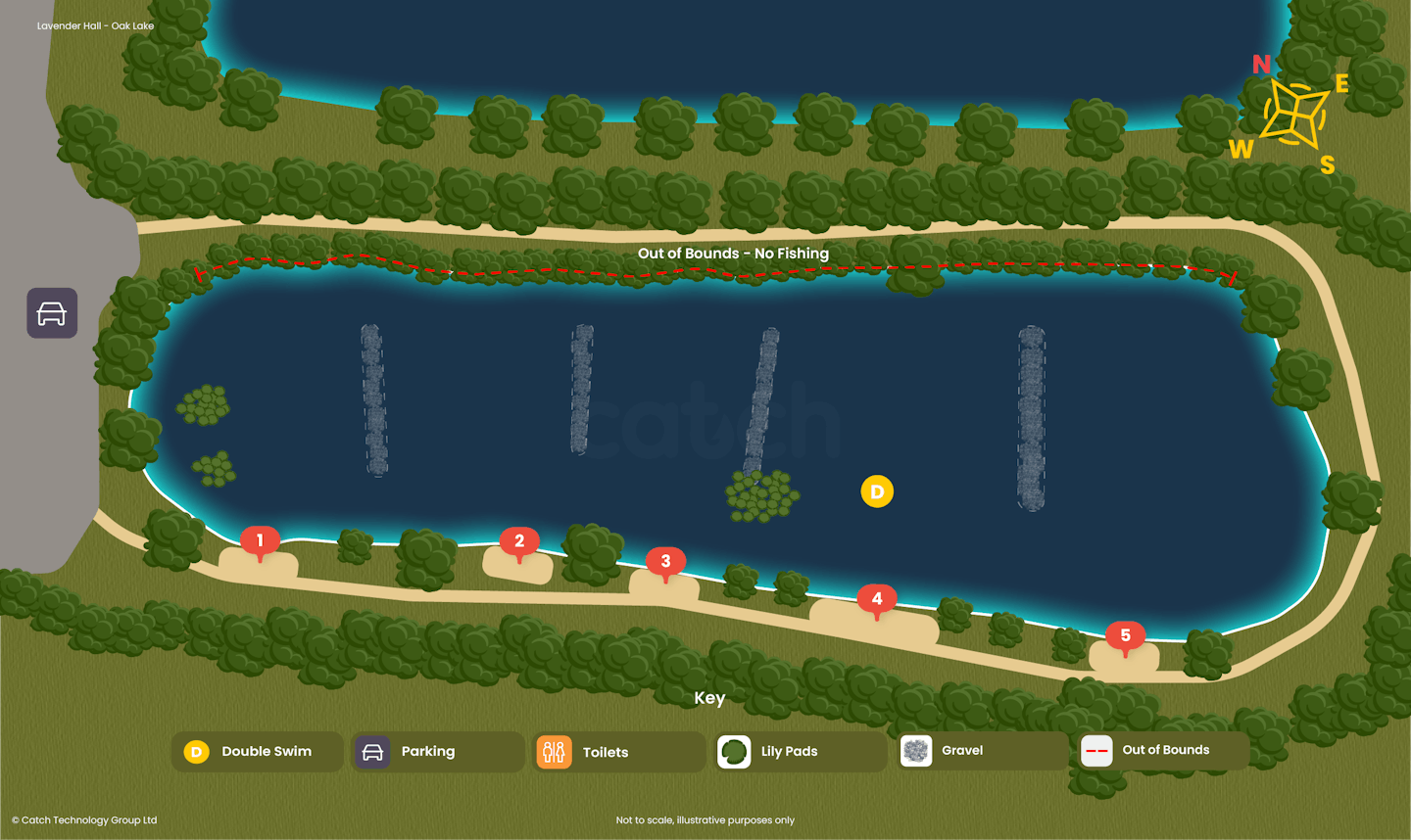 Lavender Hall Oak Lake Map