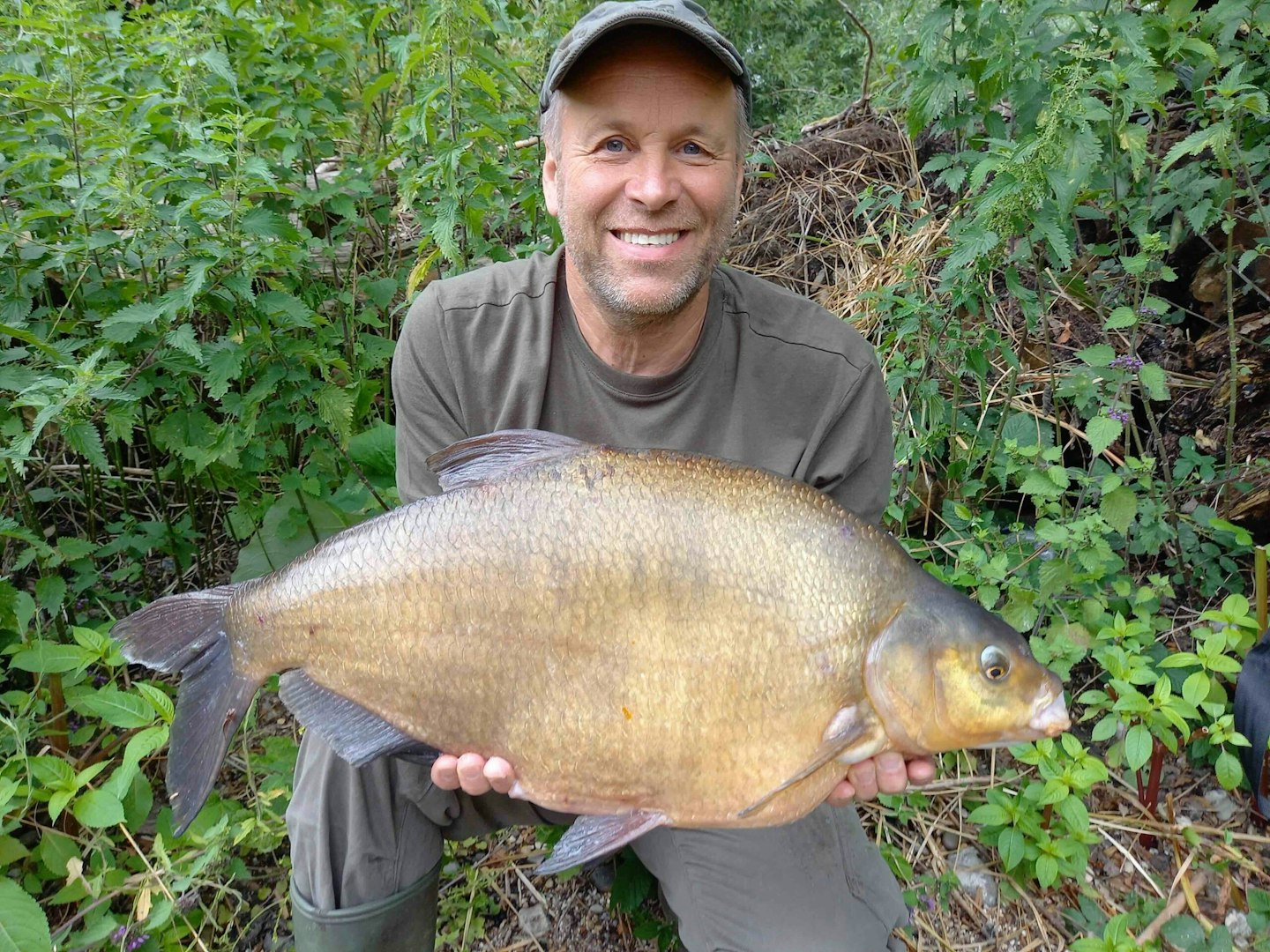 One of the biggest bream ever landed from a river.