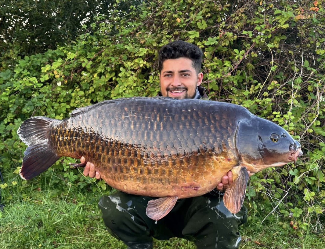 Kaylan with his new PB carp