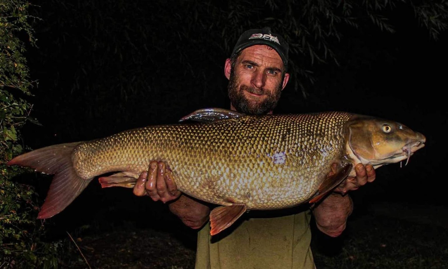 A truly impressive barbel, what a superb fish to catch