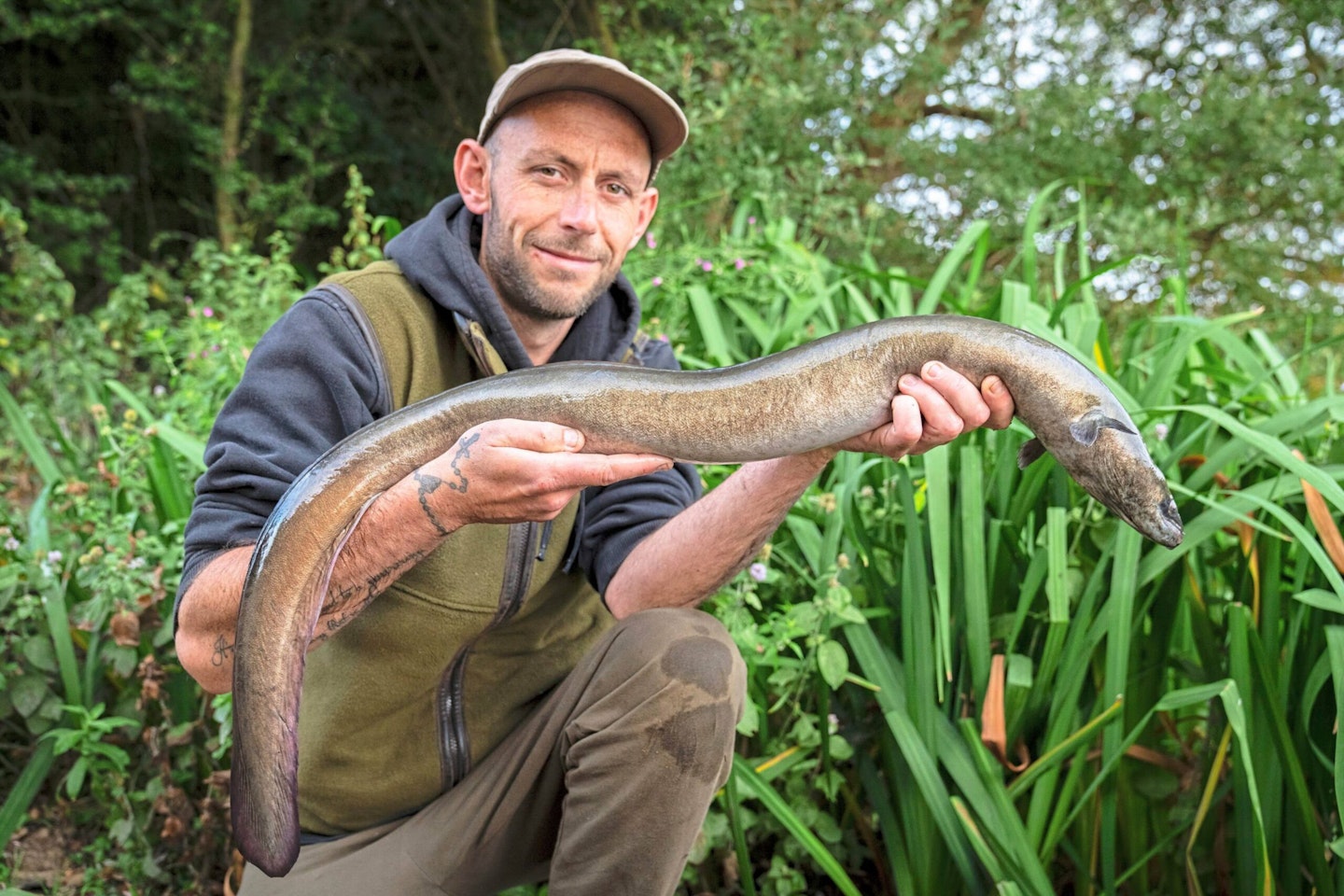 The smile says it all, what an incredible eel