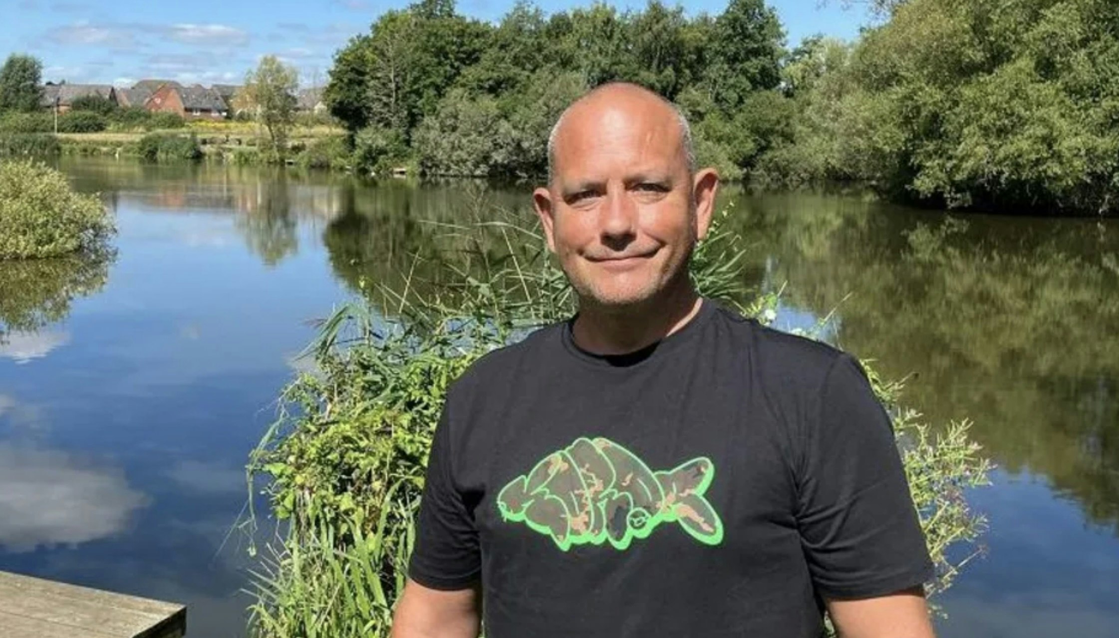 Mike Bromley, the organiser of Fishing 4 mental health