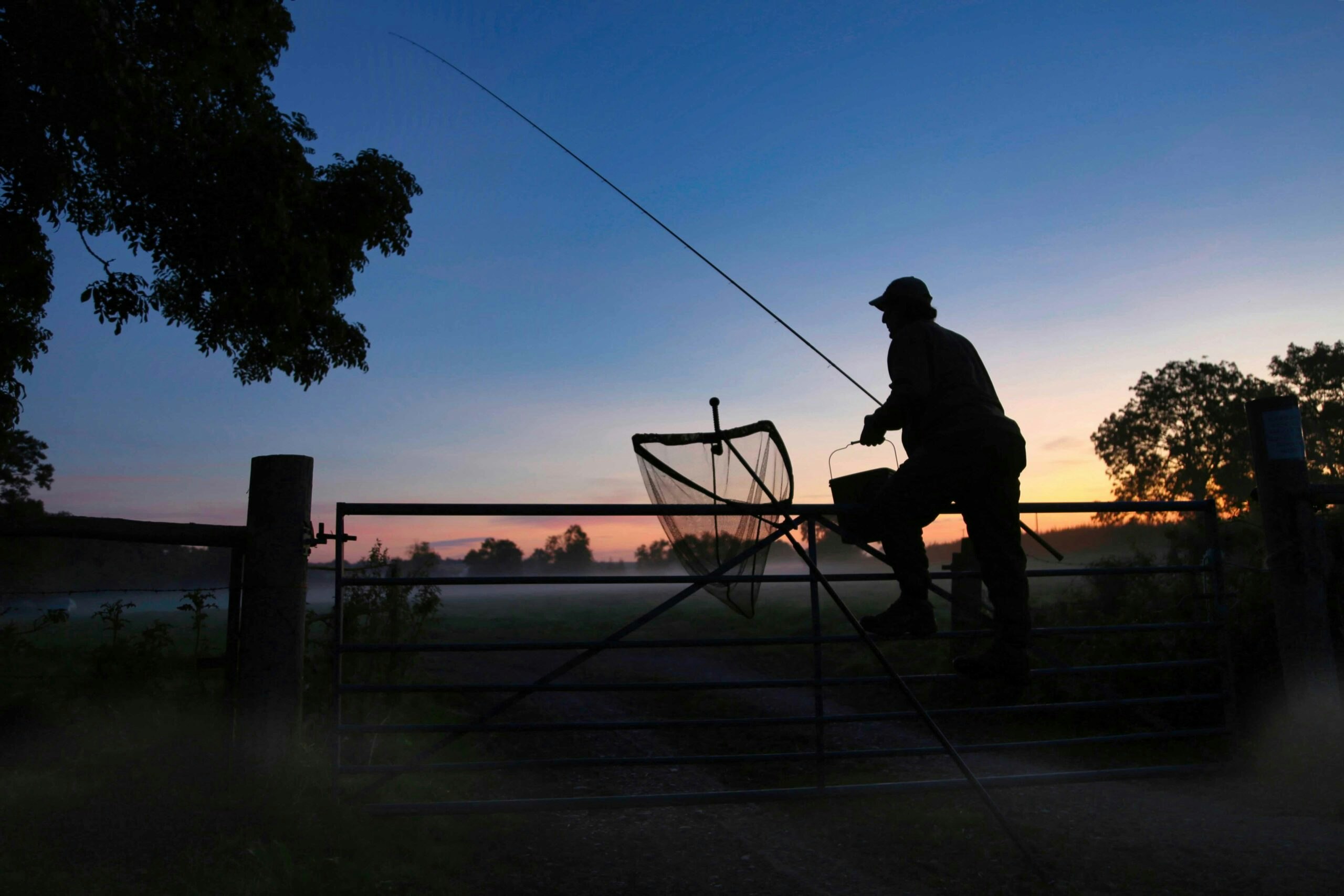 Dawn is a great time to be out on the bank