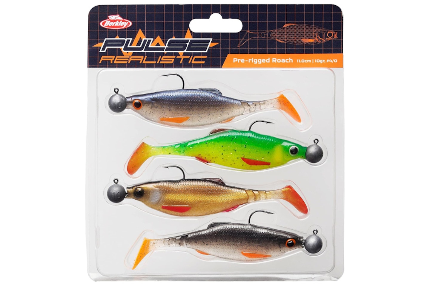 Berkley Pulse Realistic Pre-Rigged Roach Shad
