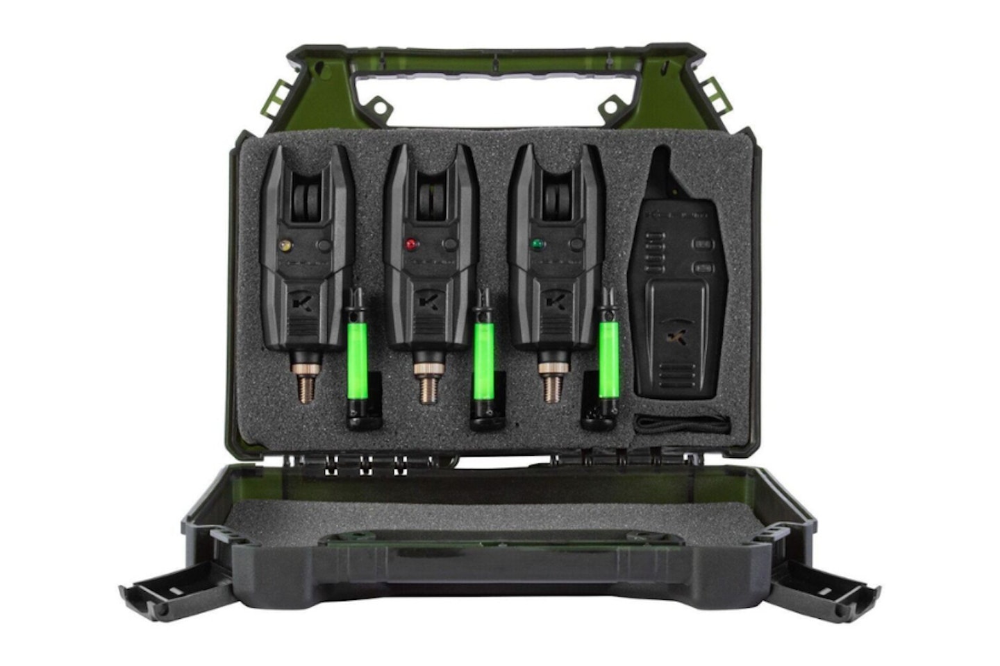 Korum KBI-R Bite Alarm Presentation Set + Indicators