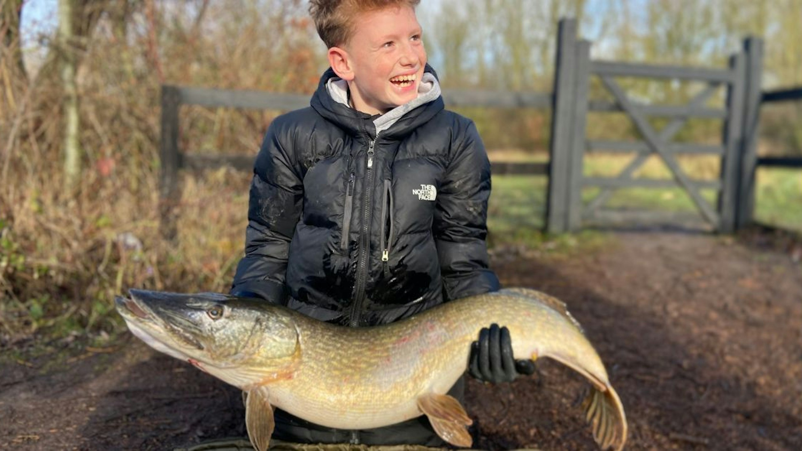 First pike treats young angler to unforgettable battle