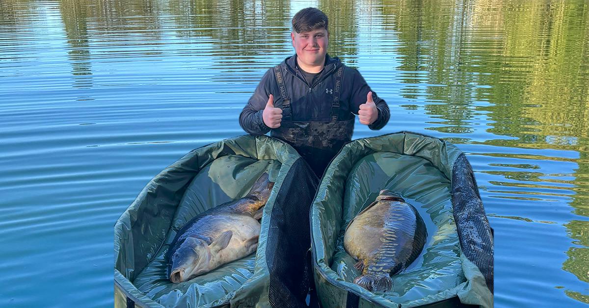 Double take results in 97lb carp brace