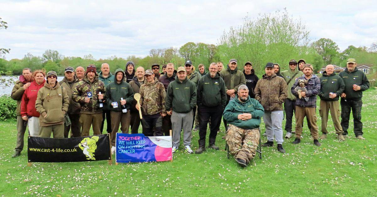 Anglers together to support cancer research
