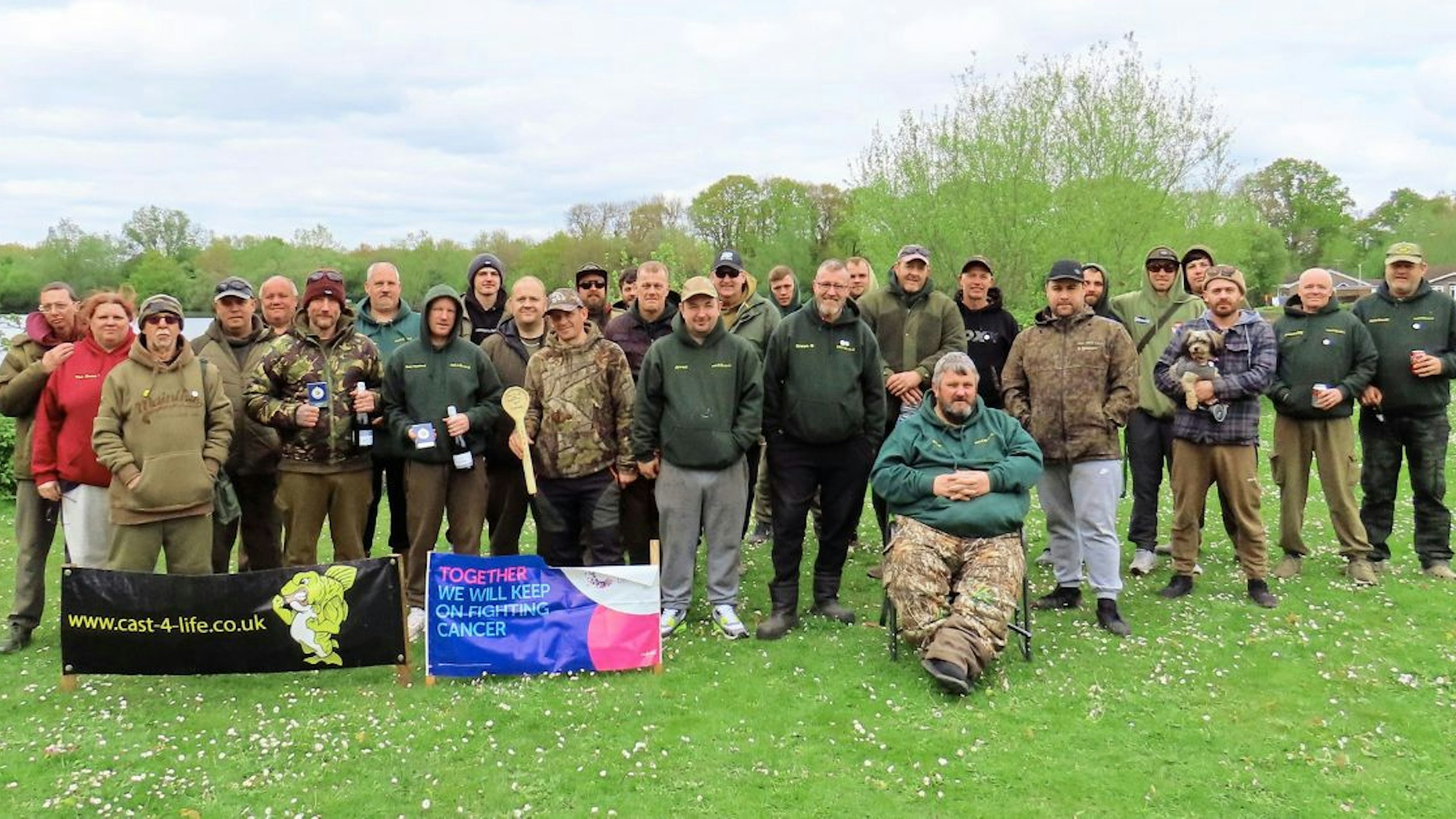 Anglers together to support cancer research