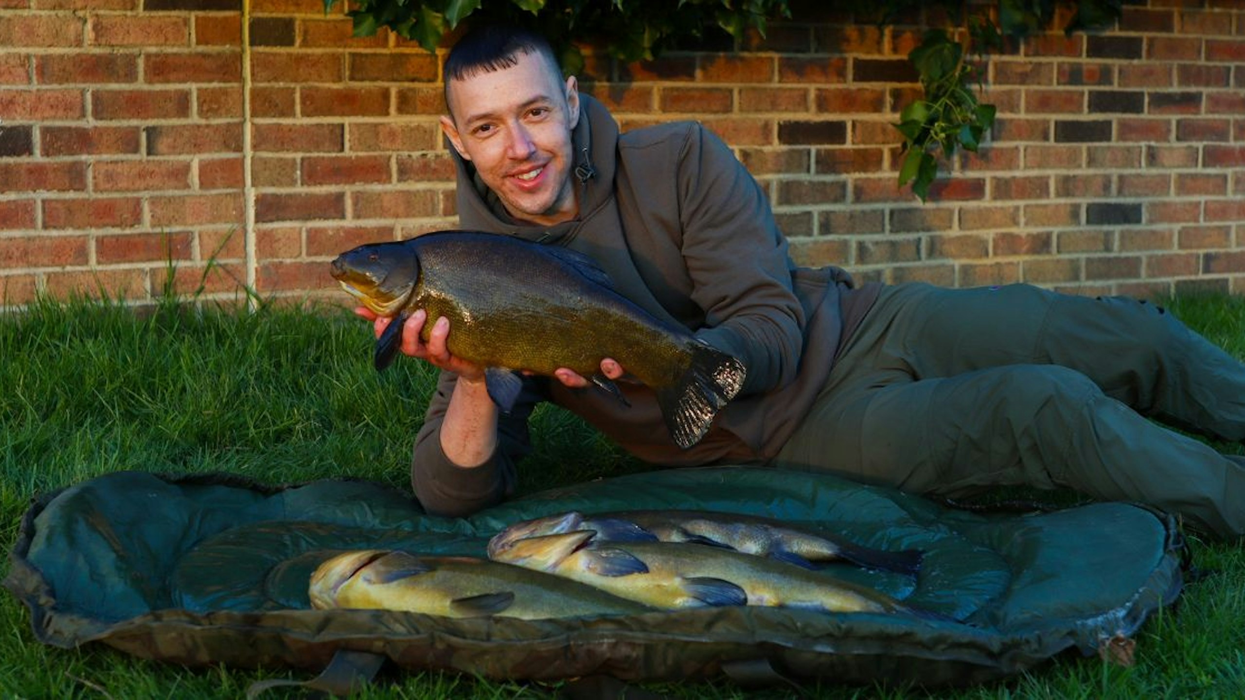 part of a huge spring tench haul