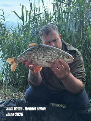 Reader enjoying Angling Times magazine