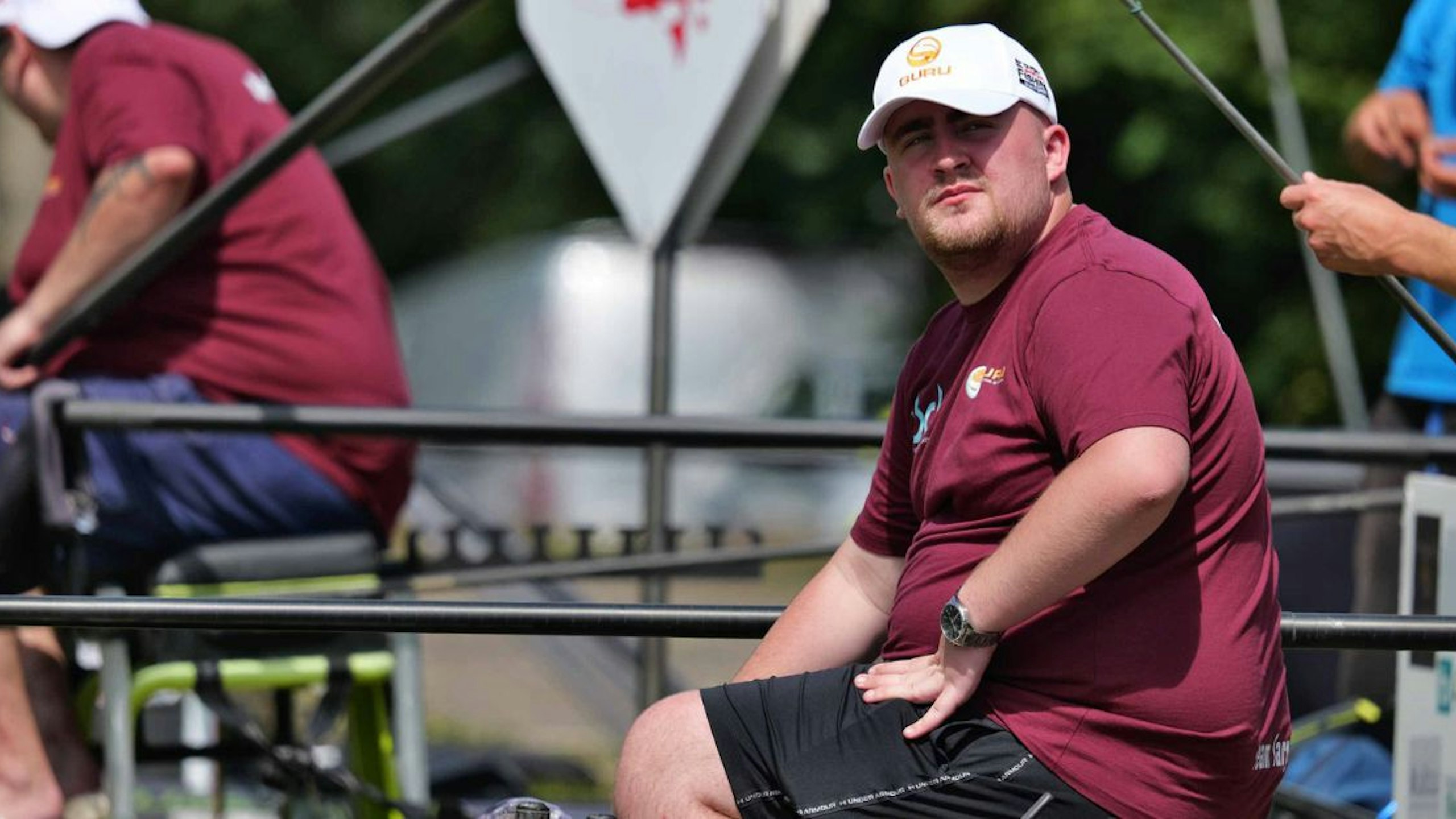 Luke Littler fishing