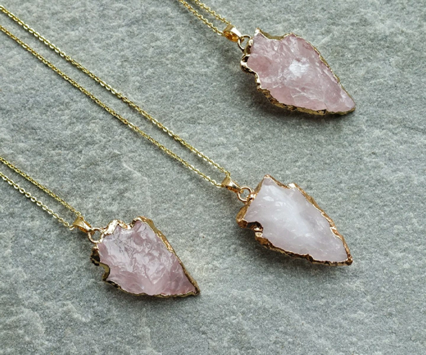 Rose quartz pendant