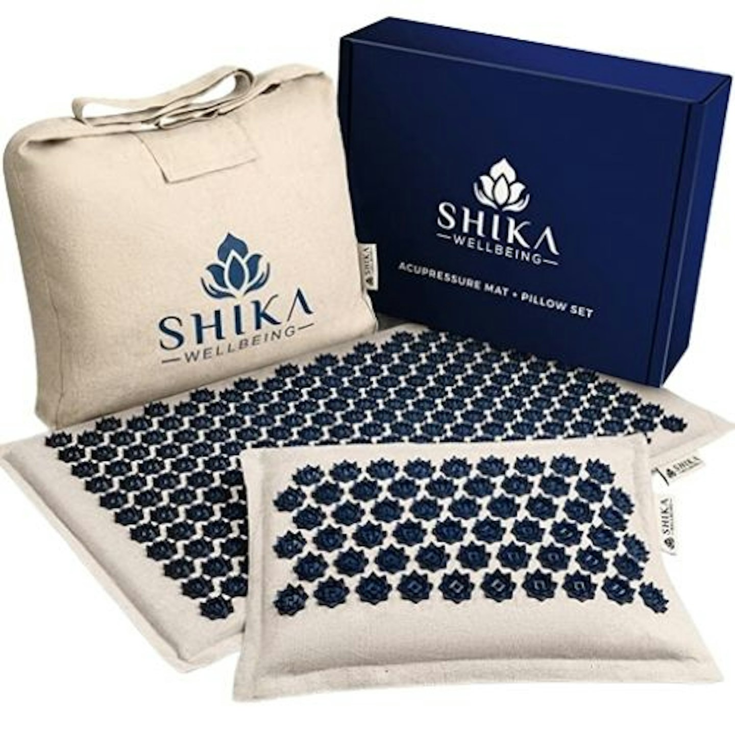 Shika Wellbeing Acupressure Mat & Pillow Set