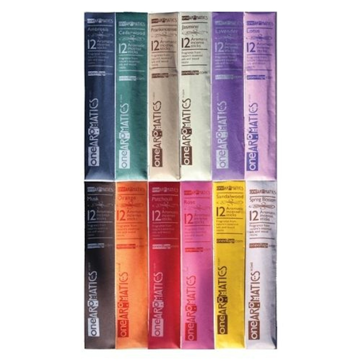 One Aromatics Traditional Indian Incense Sticks (Pack of 12)