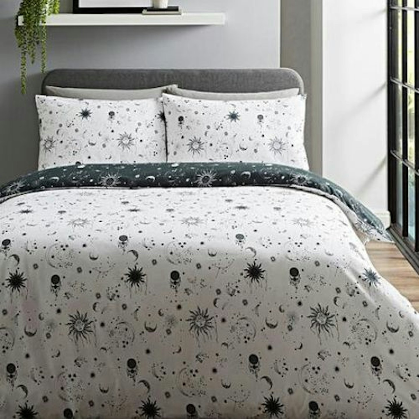 Moons & Stars Cotton Blend Duvet Cover Set