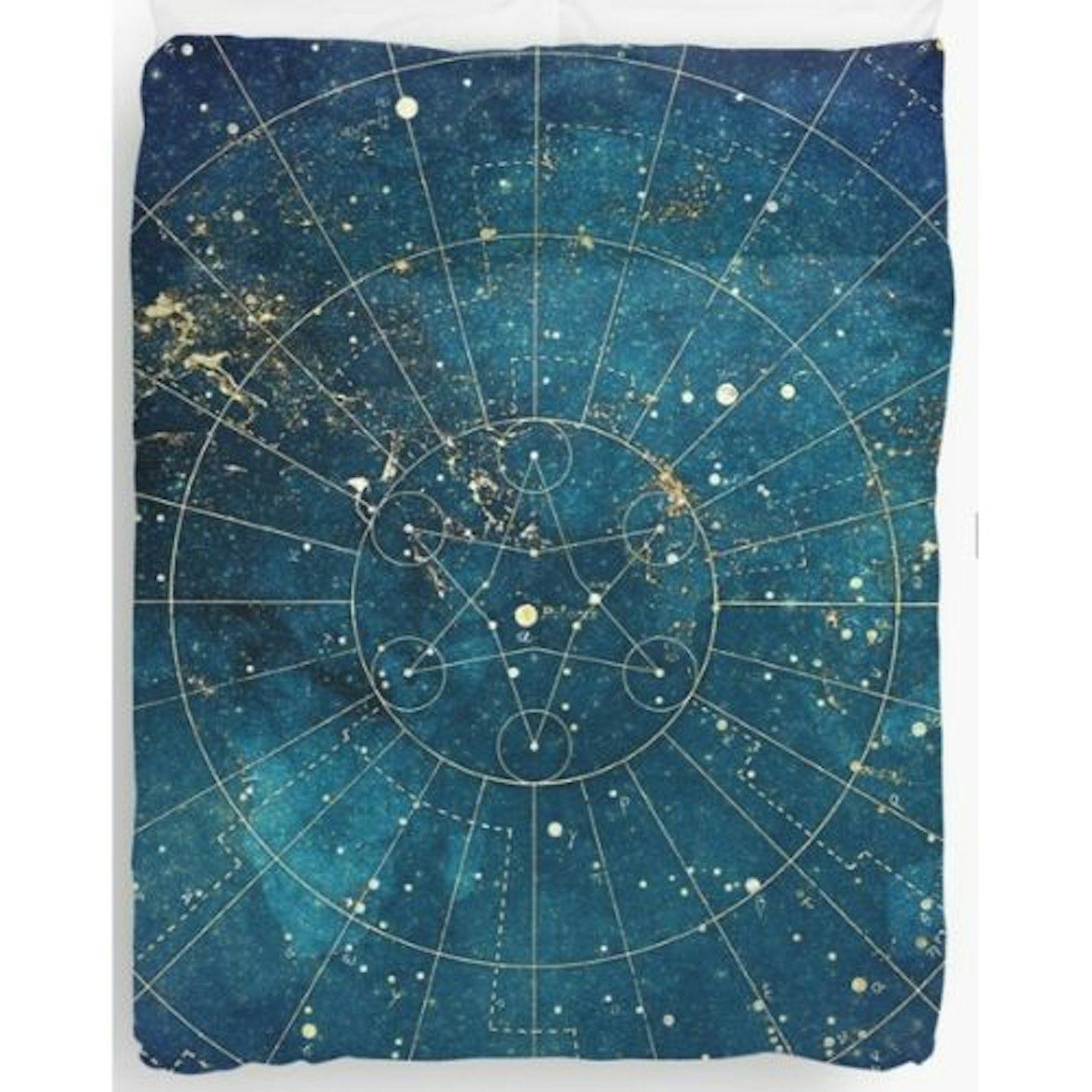 Star Map :: City Lights Duvet Cover