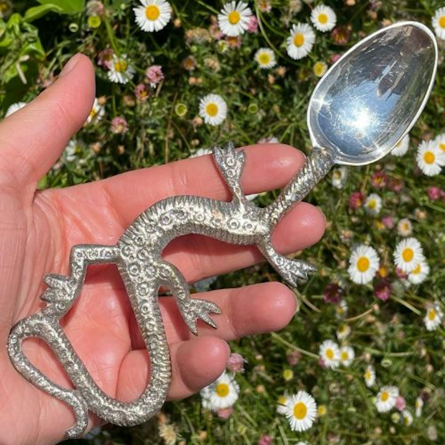 Vintage Lizard Ritual-Spell casting Spoon