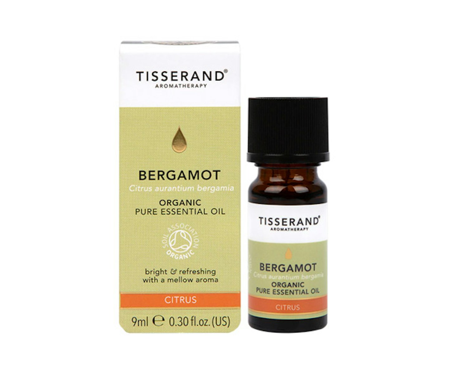 Tisserand Bergamot Organic Pure Essential Oil 9ml