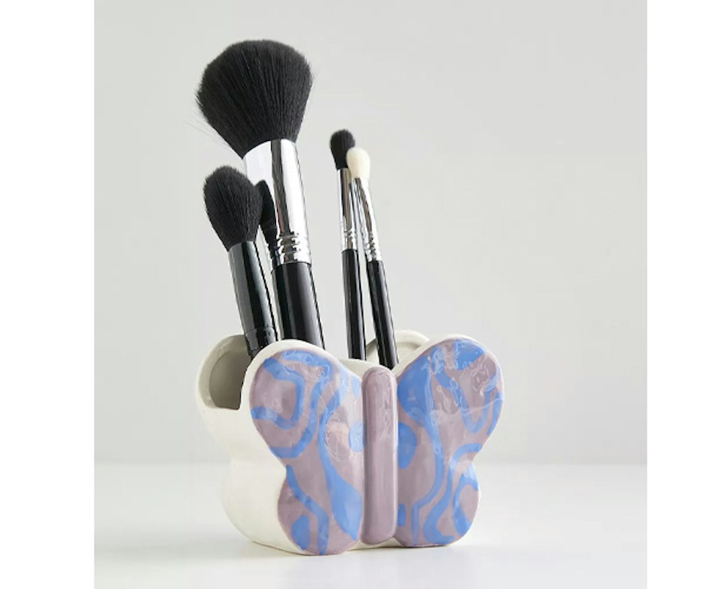 Butterfly Brush Holder