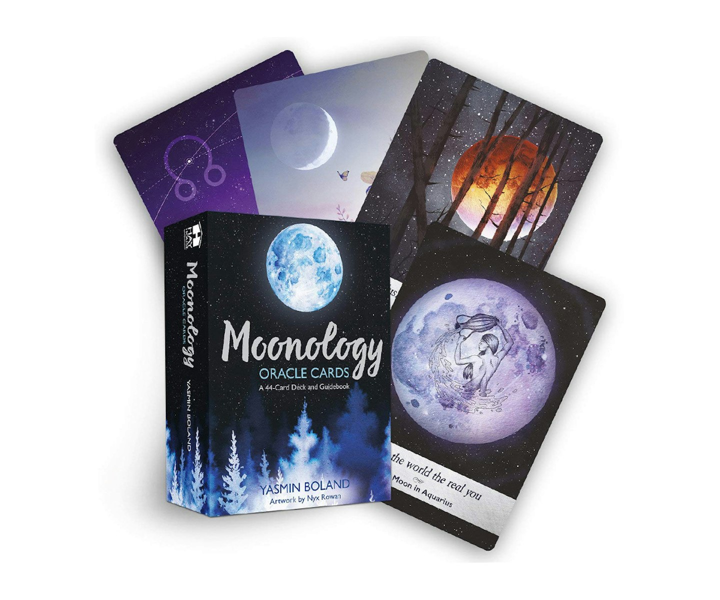 Moonology Oracle Cards A 44-Card Deck and Guidebook