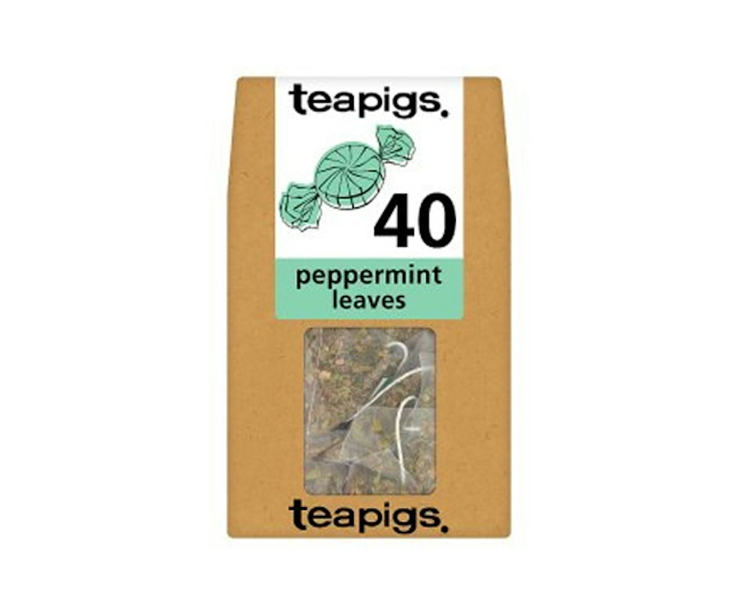 Teapigs Peppermint Leaves 40 Tea Temples