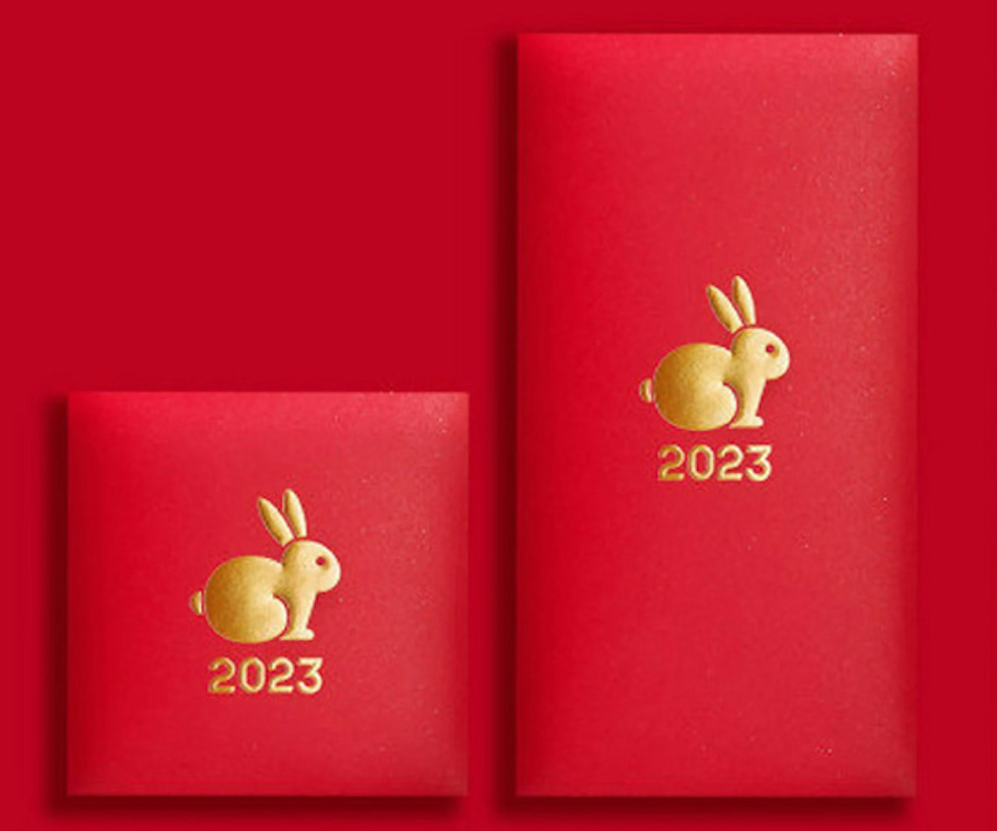 10x Asian Chinese Lunar New Year Year of Rabbit Red Envelopes