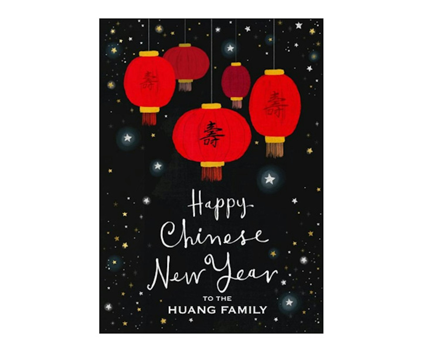 Personalised Chinese New Year Cards