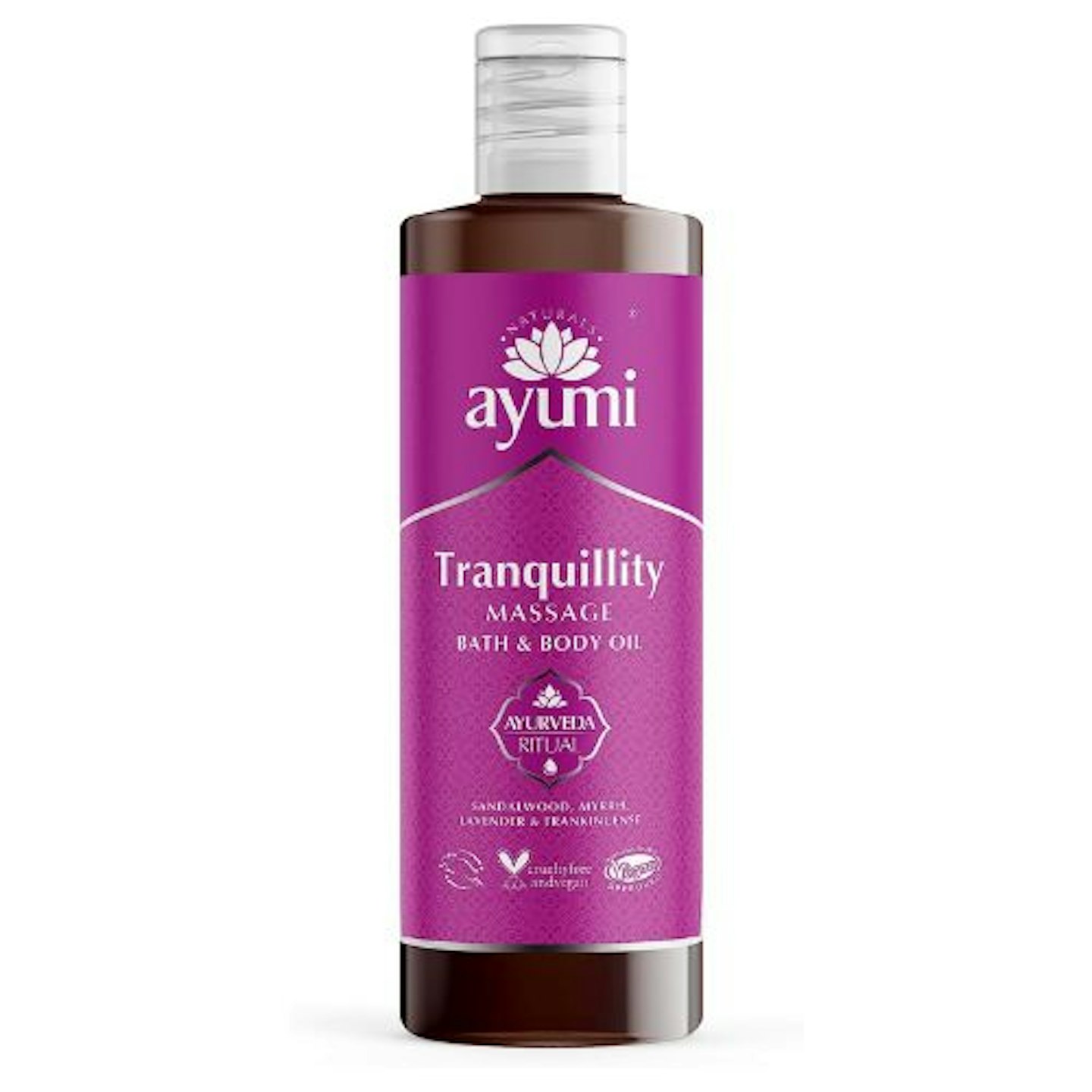 Ayumi, Tranquility Massage Bath + Body Oil - 250ml