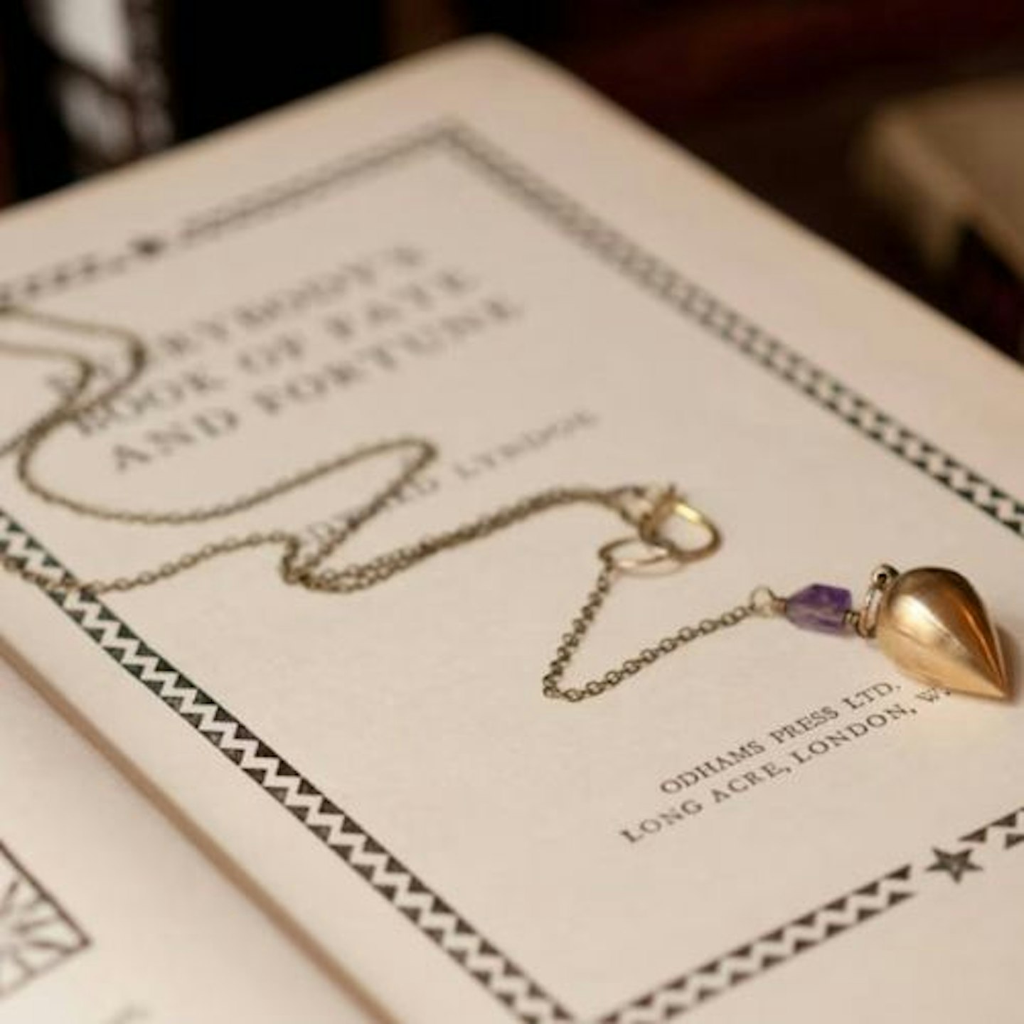 Brass Pendulum Necklace