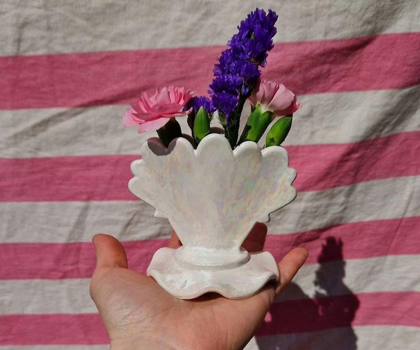 shell vase