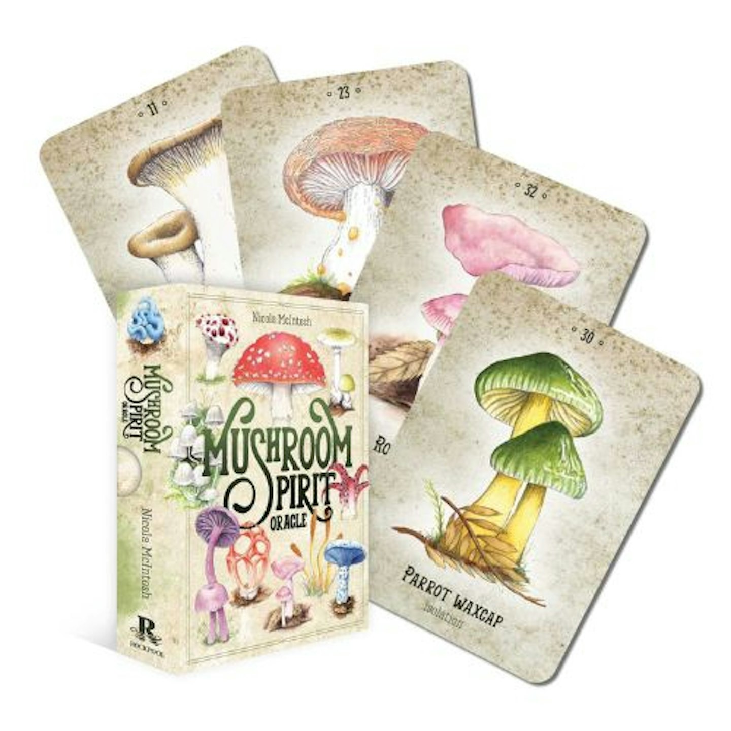 Mushroom Spirit Oracle: (36 Gilded Cards and 112-Page Full-Color Guidebook)