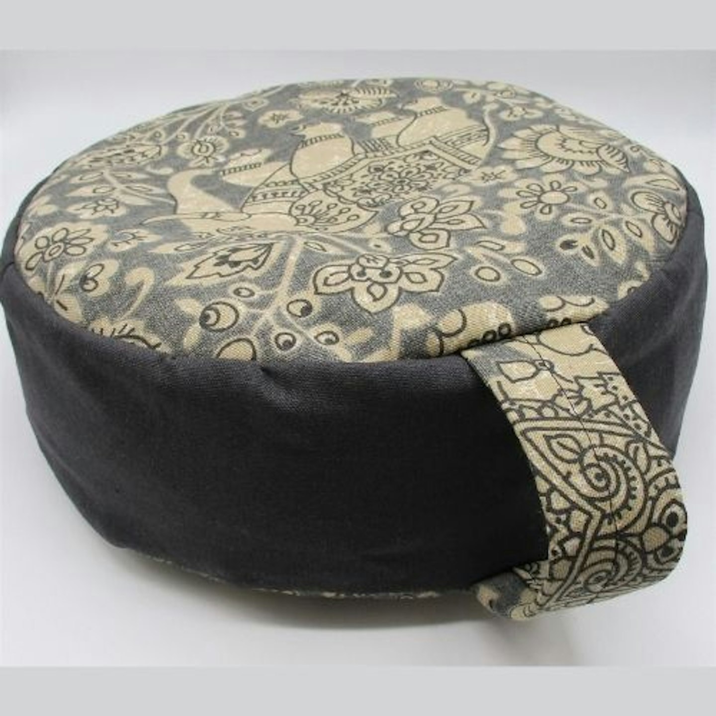 Charcoal Elephant Meditation Cushion