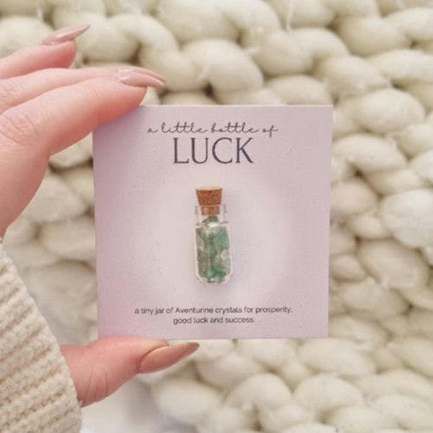 Little Bottle of Luck, Green Aventurine