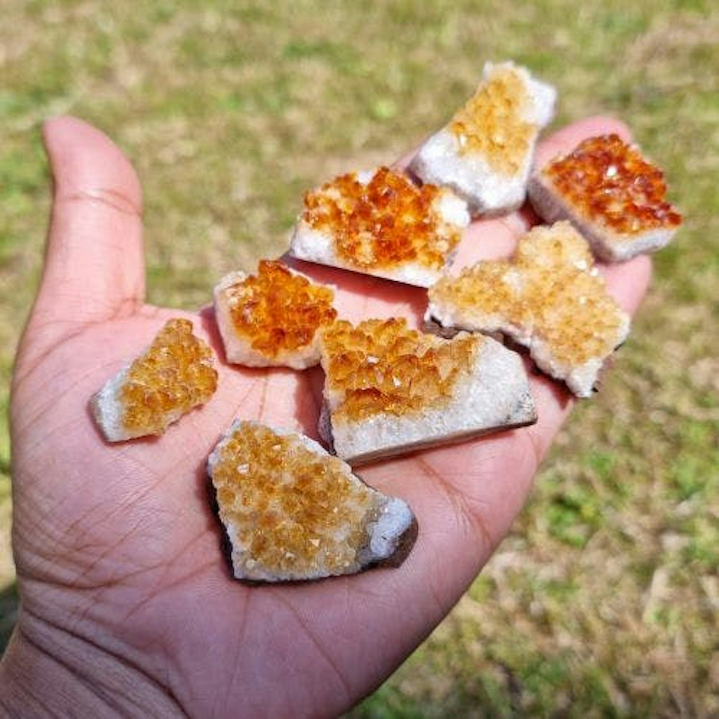 Citrine Crystal Cluster