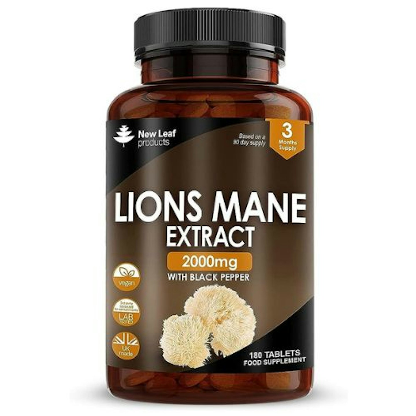 Lions Mane Mushroom 2000mg