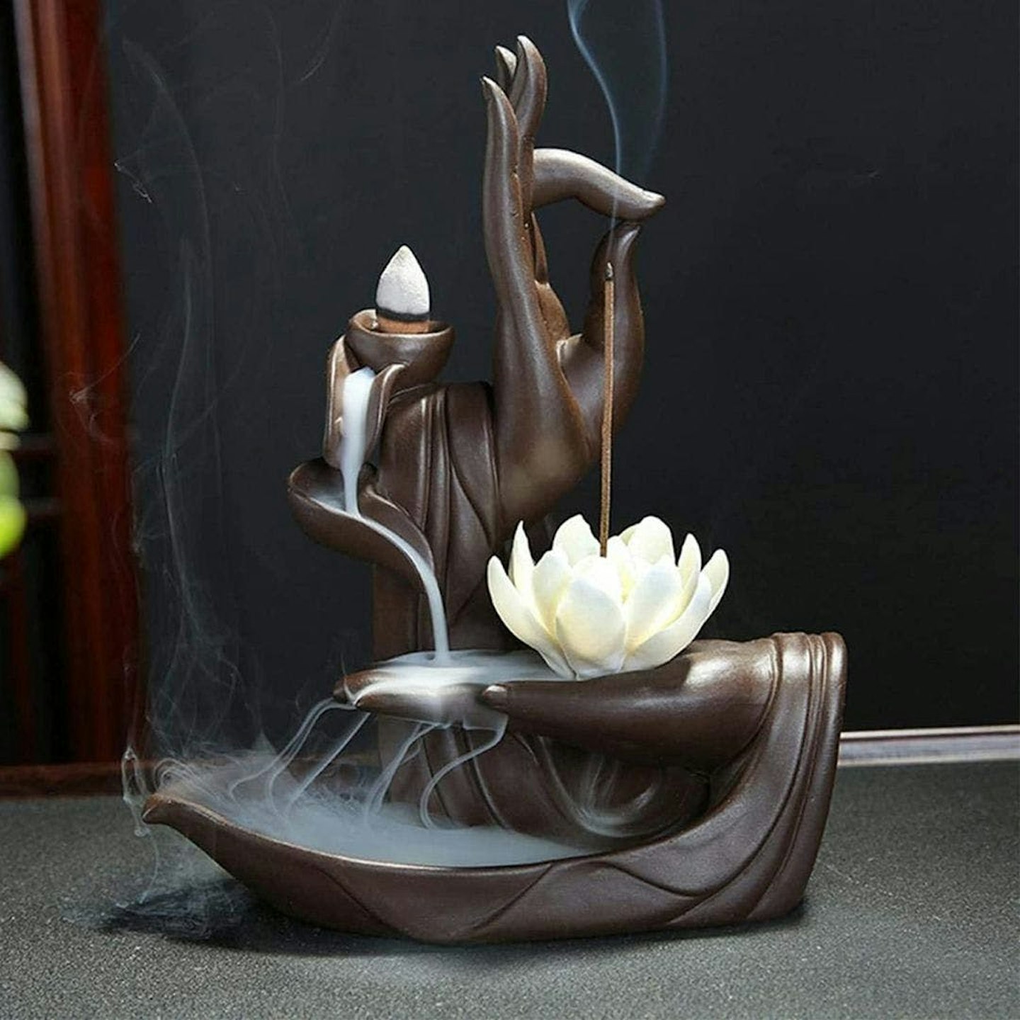Zen Lotus Backflow Incense Burner 