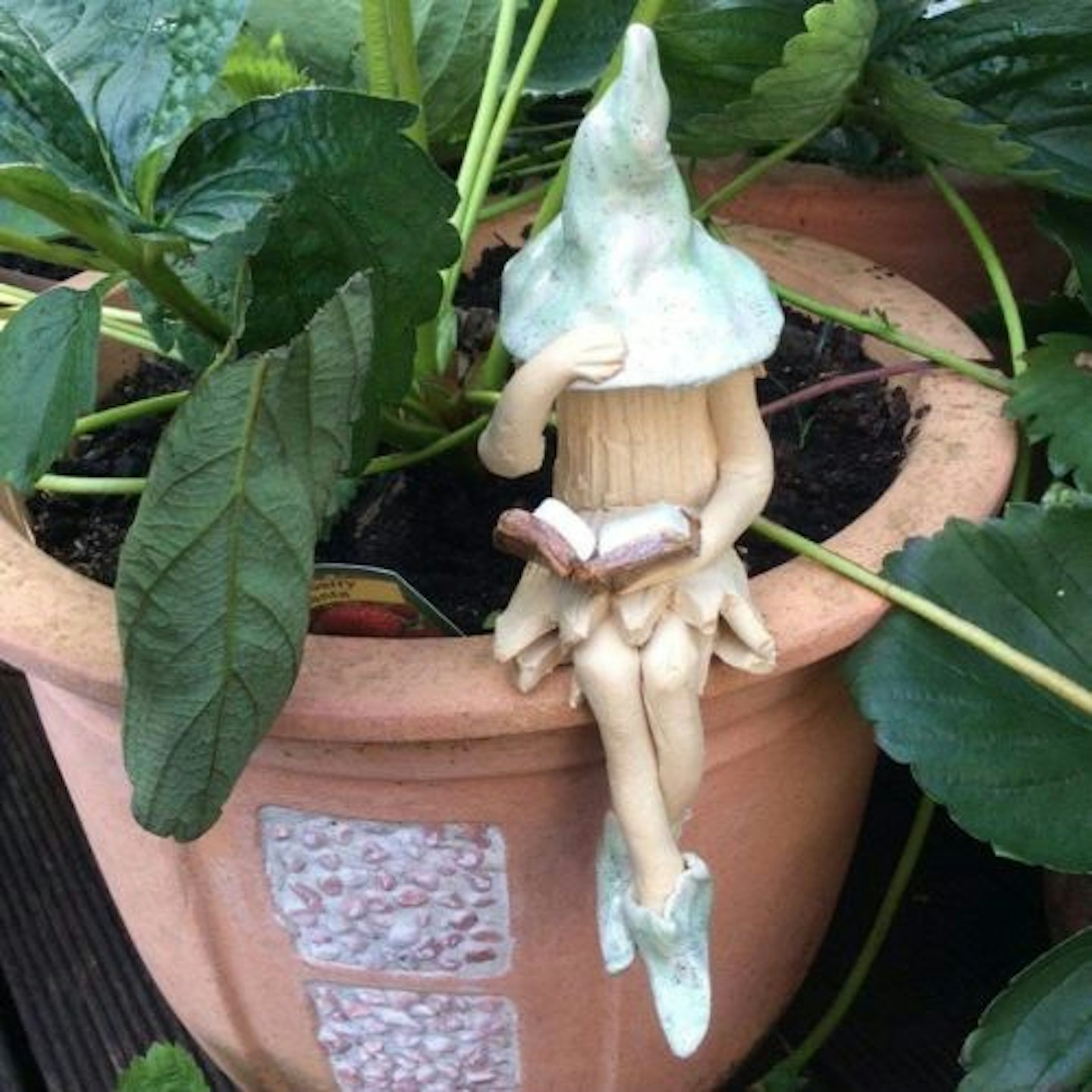 Ceramic Garden Fairy Plant Pot Ornament