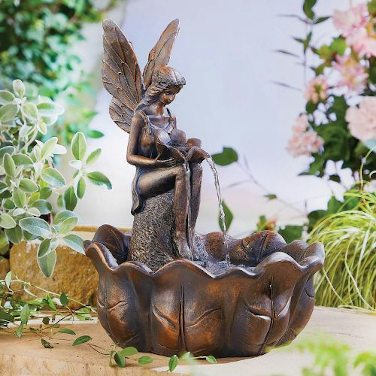 Solar Fairy Water Feature